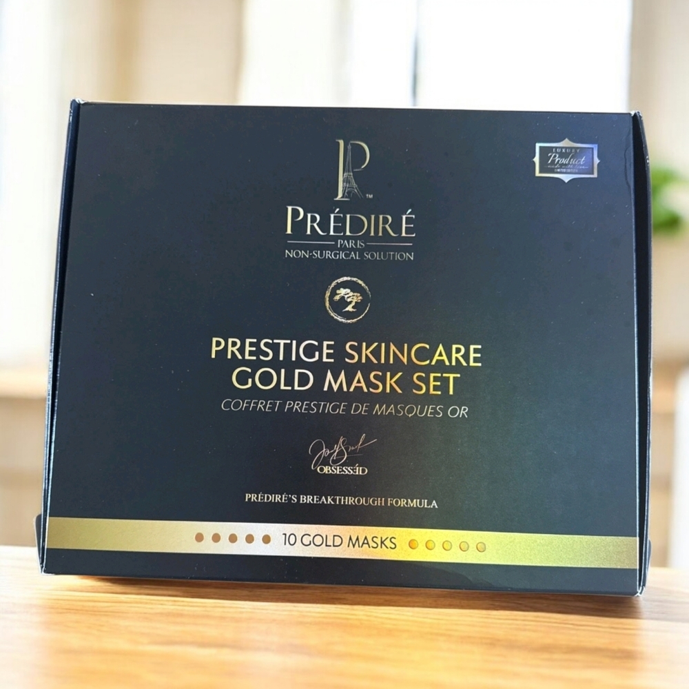 Prestige Skincare Gold Mask Set Of 10 NIB